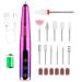 Cordless Nail Drill Machine Kit, Lavinda Aurora Rechargeable Electric Nail File Wireless Portable Nail Drill for Gel Acrylic Nails, E-file for Beginners, Manicure Tools with 12Pcs Nail Drill Bits