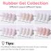 AIMEILI 5-In-1 Rubber Base Gel Set - Sheer Pink Nude Color - UV LED Soak Off Elastic Nail Strengthener - Long Lasting 60ml - Gift Kit 44 - Buy Online on GoSupps.com