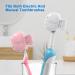 Toothbrush Head Cover Cap Travel Case Protector - 2 Pack Pink White - Buy Online on GoSupps.com
