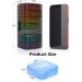 Enlarged 7-Day Pill Organizer for Fish Oils & Supplements | Easy-to-Open Rainbow Pill Box | Travel-Friendly Vitamin Storage - Buy Online on GoSupps.com