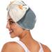 Moon Penguin Hair Towel 2 Pack | Super Absorbent Quick Dry Turbans for Women & Girls - Perfect Hair Drying Solution - Buy Online on GoSupps.com