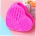 Buy Heart-Shaped Silicone Makeup Applicator - 8X8.5cm Brush Cleaner | International Shipping Available - Buy Online on GoSupps.com