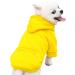JECIKELON Winter Doc Hoodie Sweatshirt for Small Chihuahua - X-Small Y02-Gelb | Stylish & Cozy Pet Apparel - Buy Online on GoSupps.com