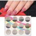 12 Grid DIY Nail Beads Plastic Nail Glitter Rhinestones Nail Art Decoration Manicure Tool Accessory DIY Nail Tip Ornament Beauty Nail Art 3D Decorations - Buy Online on GoSupps.com