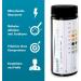 Reactif Urine Test Strips - 100 Pieces | 8 Health Indicators for Home Use | Accurate Acid-Base Ketones Diabetes & Bladder Health Monitoring - Buy Online on GoSupps.com