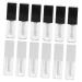 Homoyoyo 12 Pi ces Tube de Brillant L vres Vide Rechargeable pour Femmes et Filles Flacon Transparent Kit de Remplissage DIY sans Fuite