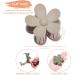 Aniuge 8Pcs Matte Flower Claw Clips for Thick Hair - Non-Slip Strong Hold Hair Accessories for Women and Girls (Dark Colors) - Buy Online on GoSupps.com
