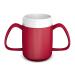 Ornamin Two Handled Mug with Internal Cone 140 ml Red (model 815) | drinking aid feeding cup thermal mug
