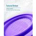 Freetune Foldable Shaving Bowl - Silicone Rubber Pocket Size Durable & Flexible - Ideal for Travel in Violet - Buy Online on GoSupps.com