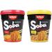 Nissin Soba Classic Pot Noodles Cup Case of 30 | Self Customised Flavours From Wide Range Tastes  - Buy Online on GoSupps.com
