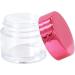 Beauticom 24 Pack 7g/7ml Leak-Proof Clear Plastic Jars with Flat Tops - Ideal for Creams Lotions Makeup & Powders (Rose Gold - Buy Online on GoSupps.com