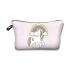 Hanessa cosmetic bag Koplagen bag pencil bag zipper make -up bag zip all over full print cosmetic bag pink unicorn rainbow moon SB28