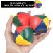 Anntim 12 Piece Juggling Balls Set - Colorful Patchwork Balls for Kids & Beginners | Ideal for Circus Games & Fun Activities - Buy Online on GoSupps.com