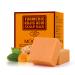 Tamoskiny Kojic Acid Soap Turmeric Kojic Acid Soap for Dark Spots Acne Turmeric Soap for Face and Body Hand Soap Bar Acne Face Wash Smooth Skin- 200g/7OZ (2 Pack)