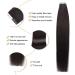 Yilite Tape Extensions Real Hair - Natural Black 50cm | 20 Pieces 50g Invisible Silky Straight Skin Weft - Buy Online on GoSupps.com