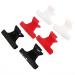 Pack of 6 Butterfly Hairdresser Clamp Salon Clips Grips