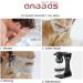 Anbbas Men's Shaving Set - 3-in-1 Wet Shave Gift Set with Synthetic Brush Bowl & Holder - Perfect for Classic Shaving - Buy Online on GoSupps.com