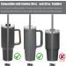 6 Pieces Colorful Straws Silicone Straws Replacements Straws Silicone Material Suitable For Adventure Travel Tumblers Replacement Straws For Kids Drinking Cups - Buy Online on GoSupps.com