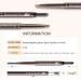 Allbesta 2-in-1 Automatic Eyebrow Pencil - Waterproof Long-Lasting Makeup in Black Gray Brown - 04# Gray - Buy Online on GoSupps.com