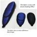 Blue Silk Eye Cover for Amblyopia & Strabismus - Adult Glasses Patch | International Shipping - Buy Online on GoSupps.com