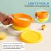 Kyraton Baby Bowls Suction Bowls for Baby with Straw and Spoons Unbreakable and Reusable Light Weight Bowl Be Used for Milk Soup Or Ice Cream Slip Resistant and Durable (Orange) 3.orange - Buy Online on GoSupps.com