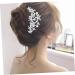 Ipetboom Bride Insert Comb Tiara Wedding Hair Comb Bridal Headdress Wedding Headpiece Pearl Hair Comb Bride Alloy Accessories - Buy Online on GoSupps.com