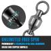 Dr.Fish Fishing Snap Swivels  Ball Bearing Swivels with Stainless Steel Coastlock Snap  Corrosion Resistant Black Nickel Coating  High Strength 26Lb to 503Lb  Saltwater Swivels Fishing Tackle #7-232LB 20 - Buy Online on GoSupps.com