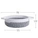 Polarduck Cotton Rope Basket Set - Small 9.8x8.2x2.6 with Handles | Cute Home Decor Desk Organizer and Room Storage | Ideal for Toys, Keys, Fruits, Candy, and Gifts | 2-Pack Grey - Buy Online on GoSupps.com