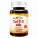 Lovita CoQ10 400mg Easily Absorbed Coenzyme Q10 Powder as Ubiquinone Antioxidant Support Support Heart Health & Energy Production 60 Vegan Capsules Standard Package 60 Count (Pack of 1)