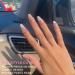 KXAMELIE Medium Length Nude White Swirls Almond Press on Nails - Salon Perfect Stick on Fake Nails for Women - Buy Online on GoSupps.com