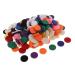 200 pieces 21 mm oil pads colorful felt pads round refill pads for perfume medallion necklace trailer bracelet essential oil diffuser medallion accessories-mixed