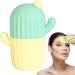 Silicone Face Ice Molds | Cactus Shaped Ice Cube Molder | Reusable Ice Facial Cooling Cube | Ice Cube Cactus Shaped Cold Roller Ice Cube Roller for Facial Reliefs Cold Roller for Skin Care Supplies Yellow Blue - Buy Online on GoSupps.com