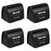 Beaupretty 4PCs Razor Disposal Fall Laps Donors Casesafe Using Safety Razor Storage Bank for Barbershop Salon