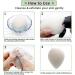 ESMOSEN 2pc Natural Green Tea Konjac Facial Sponges for Deep Cleansing and Exfoliating | Gentle & Safe for Delicate Skin - Buy Online on GoSupps.com