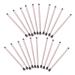 WOONEKY 20pcs Double Brush Makeup Brush Makeup Tool Brush for Makeup Blending Brush Golden