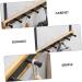 Hemoton 1pc Nail Door Black The Back Hanger Over Hanging Household Hook Rack Creative Multifunctional - Buy Online on GoSupps.com