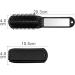 Ancable Folding Hair Brush with Mirror - Portable Pocket Size for Travel, Gym, Bag & Purse - Black - Buy Online on GoSupps.com