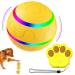 Interactive dog toy ball self-strolling ball dog wicked ball dog intelligent dog toy ball automatic beating dog toy up-remote control yellow