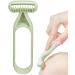 Higyee Eyebrow Razor for Women | T-Type Slipproof Armpit Hair Trimmer | Gentle Steel Blade Razor for Eyebrow & Armpit Care | International Shipping Available - Buy Online on GoSupps.com