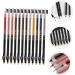 AUTSUPPL 12pcs Lip Liner Eyeliner Eyebrow Makeup Waterproof Eye Liner Pencil Makeup Lip Liner Lip Pencil Wood - Buy Online on GoSupps.com