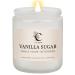Vanilla Sugar Scented Candles Long Lasting Burn Candles for Home Scented Soy Wax Stress Relief Jar Candles 7 oz
