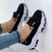 Xicioc Women's Orthopedic Walking Shoes 2023 New Women Casual Walking Sneaker Orthopedic Arch Diabetes Support Swezida Shoes (Black 6) Black 6
