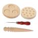 Hapinary 1 set form for moxa manufacturer moxa manufacturing shape wood moxa diy shape rod shape moxibuspower accessories wood moxa shape mugwort