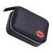 Mobestech Cosmetic Bag Toiletry Lipstick Holder Bag Faux Leather Makeup Bag Lips Lipstick Holder Portable Makeup Bag Convenient Lipstick Storage Pouch Travel Small Zipper Pu Make up Black 10X7X3.5CM