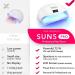 TriLine SUN5 PRO UV LED Nail Lamp 72W Professional Nail Dryer Machine Best Gel UV LED Nail Lamp for Fingernail & Toenail Gel Based Polishes Nail Curing Light with 36pcs LEDs 4 Timer Settings - Buy Online on GoSupps.com