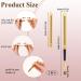 2 PCS Retractable Lip Brush Set | Travel Lip Brush with Cap | Mini Applicator for Lipstick Gloss & Creams | Professional Lip Wands for Women & Girls - Buy Online on GoSupps.com