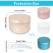 12 pcs Aluminum Jar Candle Cans - 50ml Travel Cream Tins with Lid & Stickers for Lip Balm & Cosmetics - Buy Online on GoSupps.com