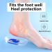 2 Pairs (4 Pieces) Gel Heel Coasters Silicone Gel Heel Coasters Pressure and Pain Relieving Insole Coasters for Comfort Plantar Fasciitis Achilles Tendonitis and Achilles Tendon Pain - Buy Online on GoSupps.com