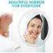 Fogless Shower Mirror with Suction Cup - Perfect for Makeup and Shaving (White) - Buy Online on GoSupps.com
