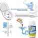 Herios Drain Foam Cleaner Pipe Dredge Deodorant Foam Cleaner Liquid Hair Drain Clog Remover & Cleaner Quick Foaming Toilet Clean for Toilets Sinks Tubs (1pcs) - Buy Online on GoSupps.com
